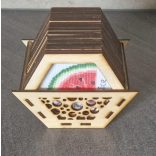 HÍMZETT POHÁRALÁTÉT SZETT 