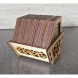 HÍMZETT POHÁRALÁTÉT SZETT 