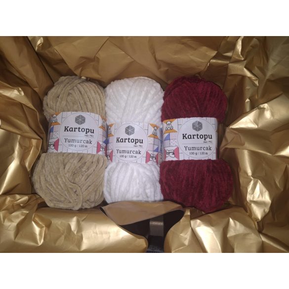 HORGOLÓ FONALCSOMAG-RUDOLPH SZOBAMAMUSZ (BORDÓ)