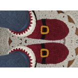 HORGOLÓ FONALCSOMAG-MIKULÁS SZOBAMAMUSZ (BORDÓ)